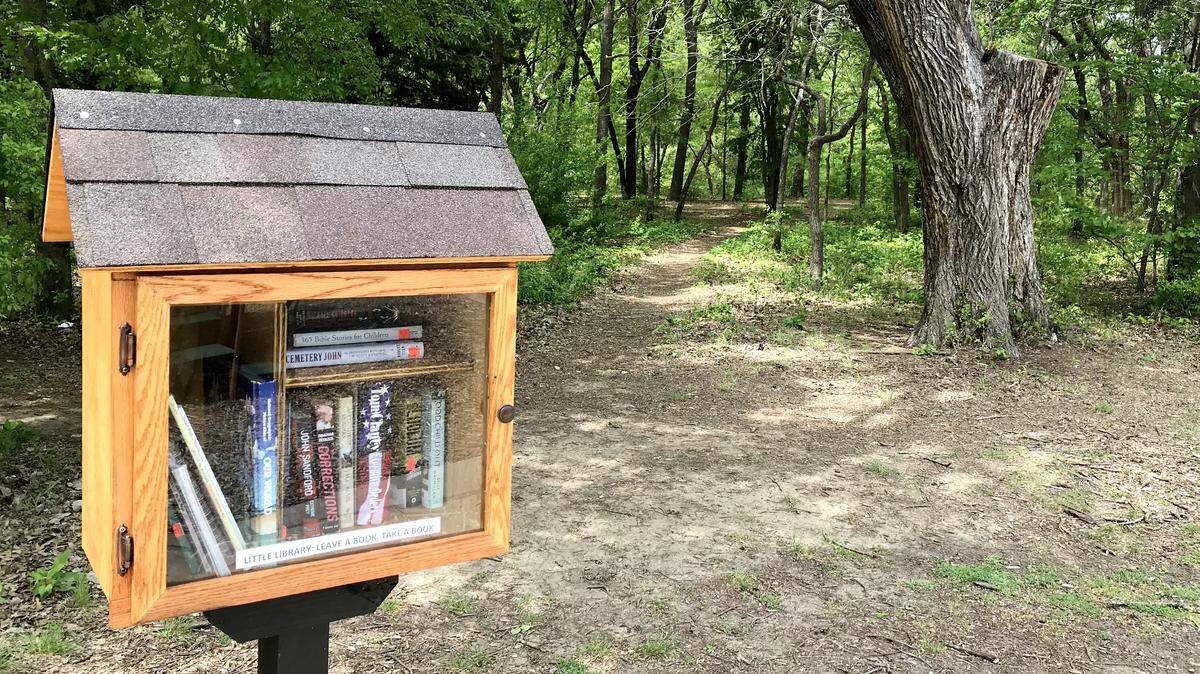 This Little Free Library is one of six the city of Keller has installed this year as part of a nationwide program that has grown steadily since 2009.