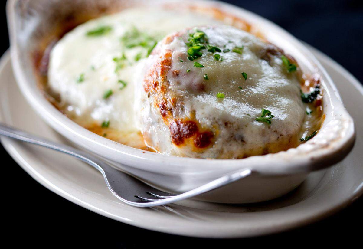 Eggplant Parmigiana at Aventino’s. File photo, Feb 4, 2014.