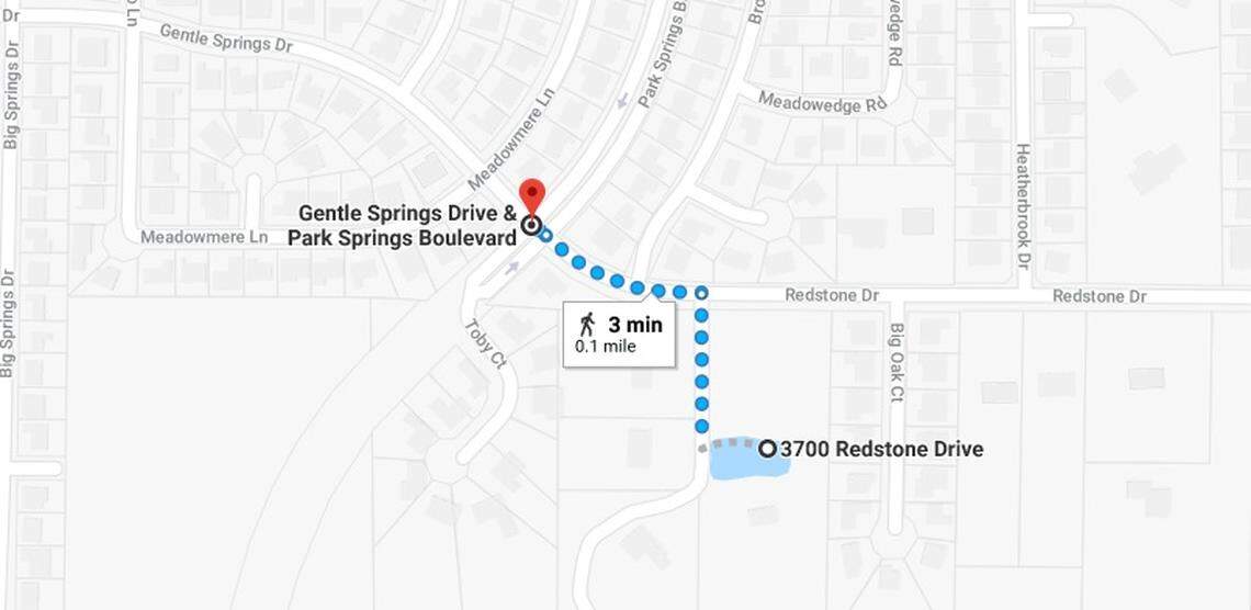 In a recorded interview, Cowan said that he had been alerted by his interlock device that a sample was required. He said he took a breath sample while traveling eastbound on Gentle Springs Road and completed the process of taking the sample while sitting at a stop sign at Gentle Springs Road and Park Springs Road.