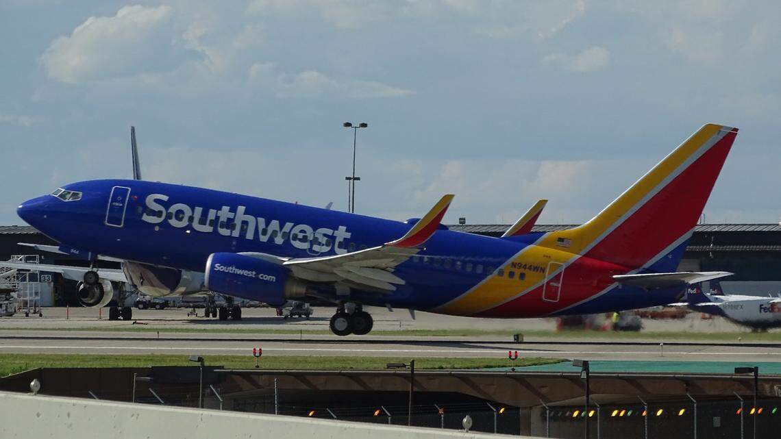 A man put a fellow passenger in a headlock, saying he was “aggressively approached” on a Southwest flight from Texas to Arizona, officials said.