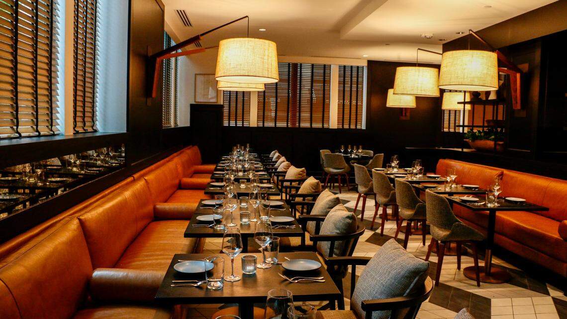 The dining room at il Modo in the Kimpton Harper.