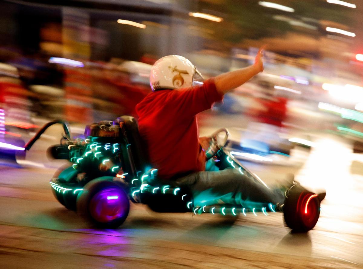 Mosiah Shrine Mystic Wheels shared their antics during the 2023 GM Financial Parade of Lights.