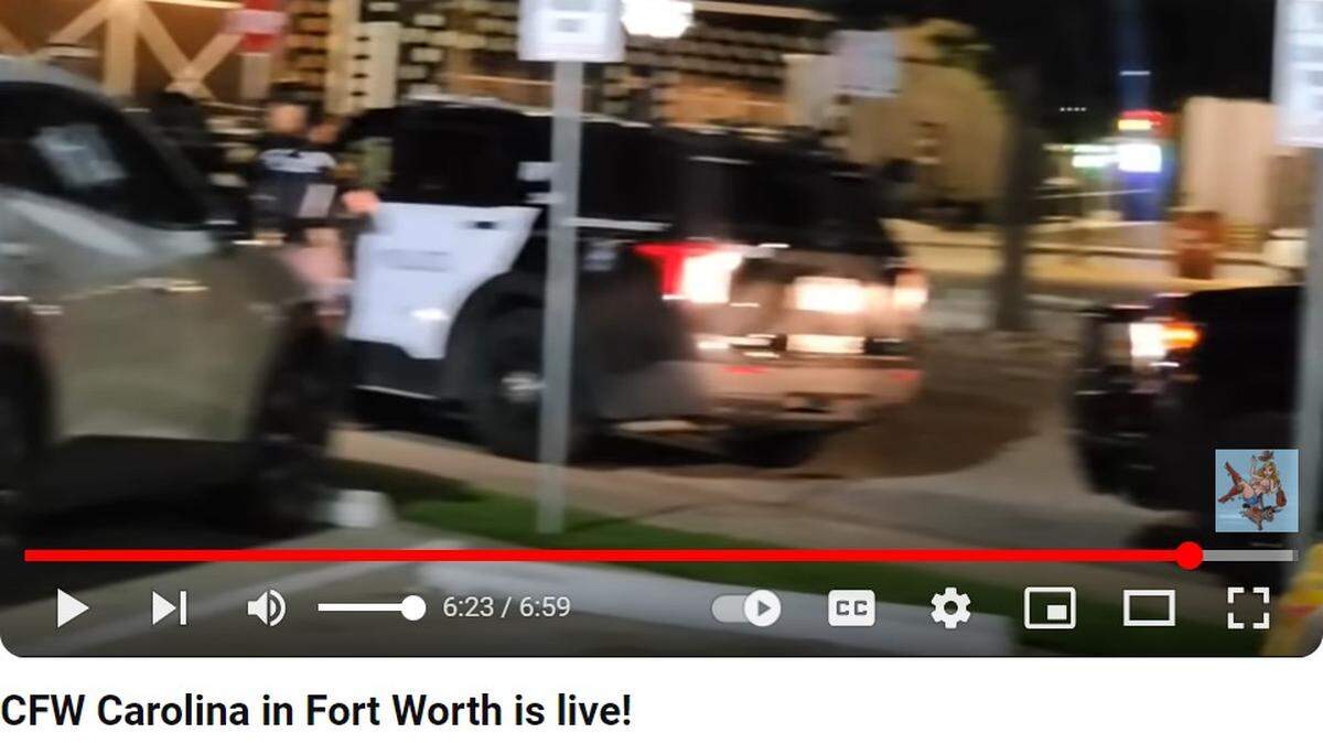 A Fort Worth police officer used force to take Carolyn Rodriguez into custody as she recorded live video near a crime scene on Sunday, June 23, 2024, according to the police department. Rodriguez suffered injuries and was taken to a hospital before she was booked into jail.