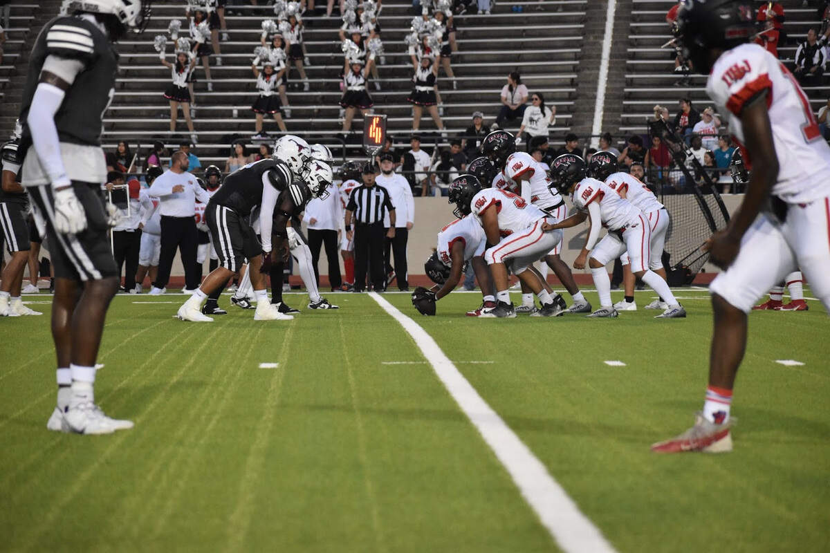 North Side faces off against Diamond Hill-Jarvis during a high school football game at Farrington Field in Fort Worth, Texas Thursday, September 5, 2024.