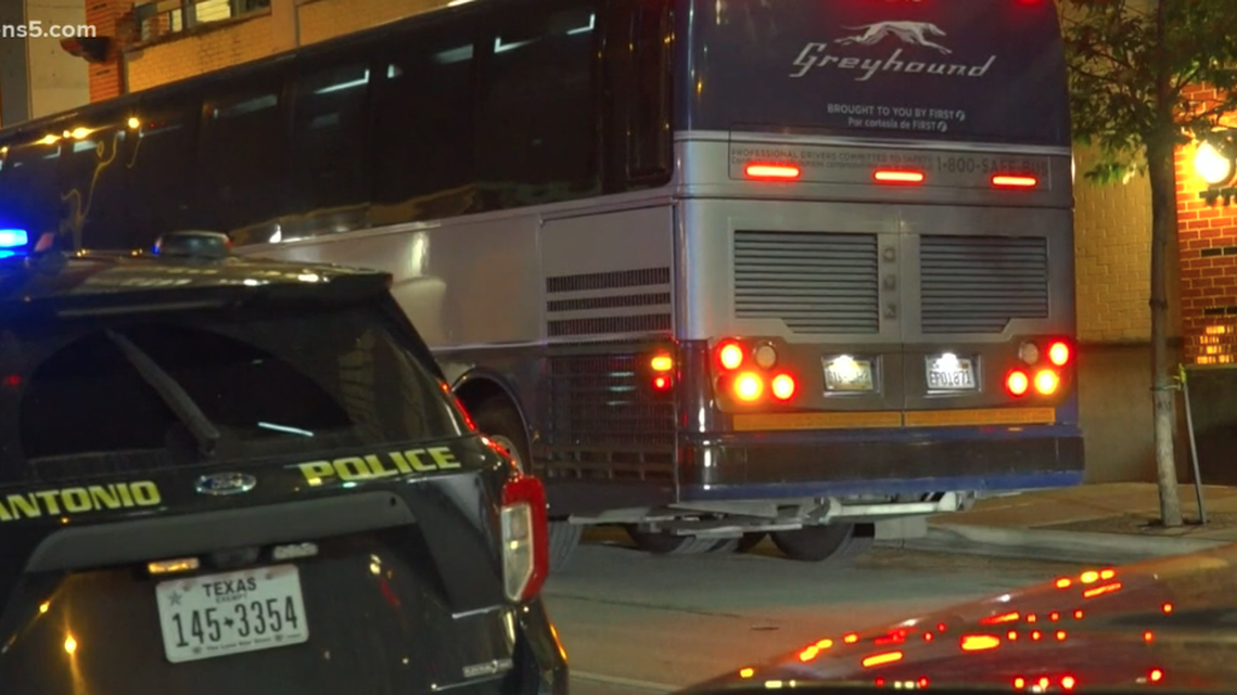 A man is in custody after he stabbed two people at a Greyhound bus station over a luggage issue, police say.