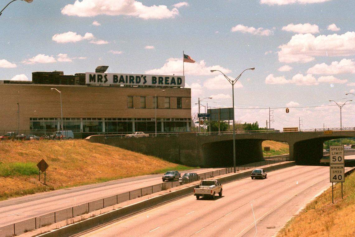 Aug. 27, 1988: Mrs. Baird’s Bakeries, 1701 Summit Ave. Built in 1938, the landmark closed in 1992 and was demolished to make room for the widening of Interstate 30 and its service roads. The last loaf from the ovens was given to Mayor Kay Granger. Mrs. Baird’s moved operations to a plant off I-35W near Everman.