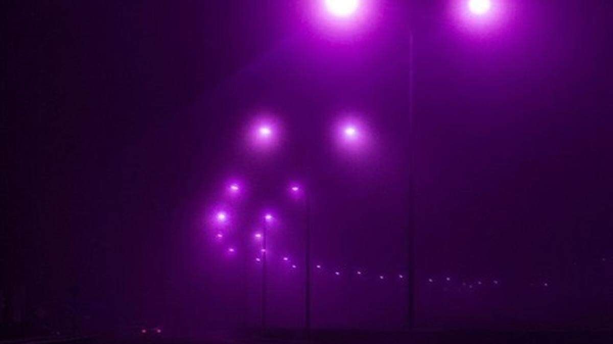 Over 1,000 streetlights in Fort Worth are purple.