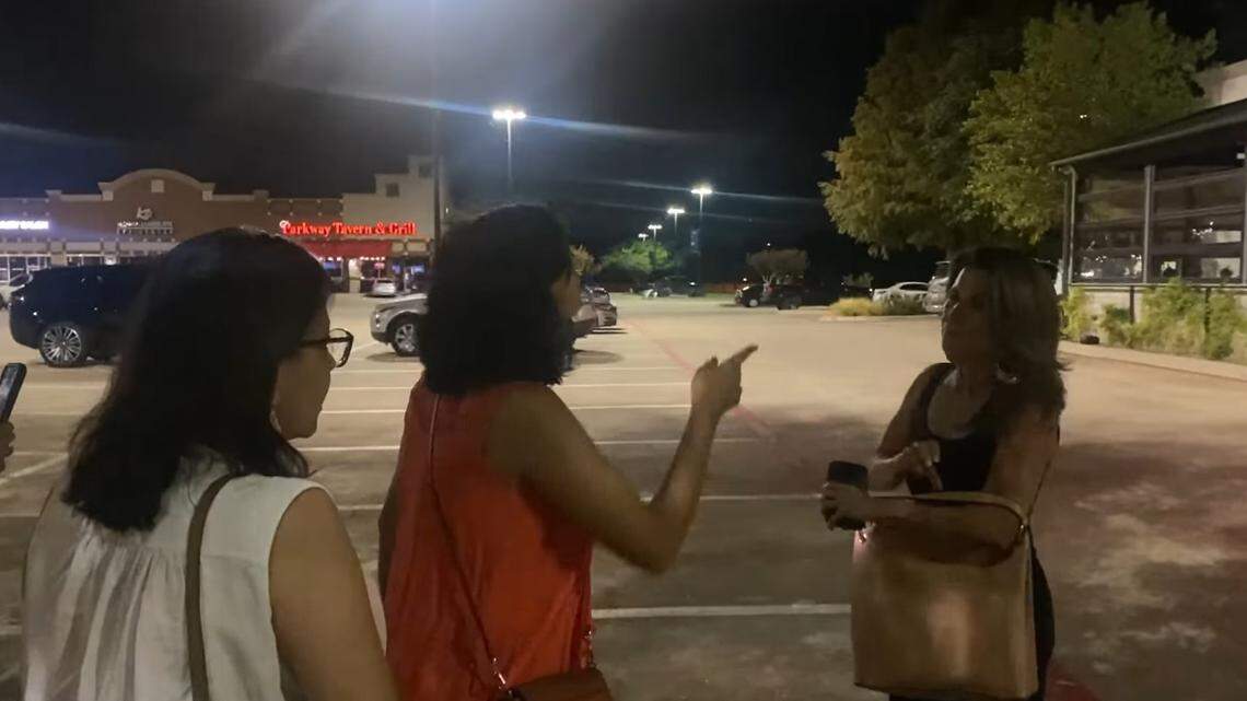 Authorities in Plano, Texas have arrested a woman they said assaulted other women and insulted them with racial slurs in a viral video, according to a news release from police.