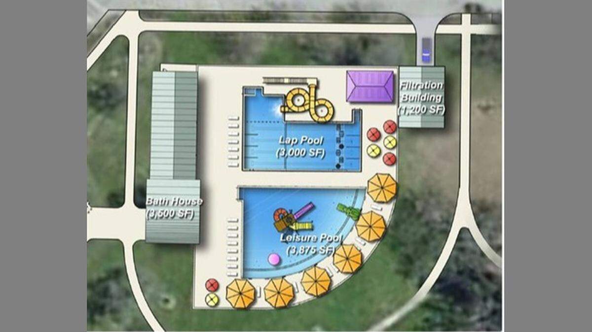 Proposed changes to Forest Park Pool.