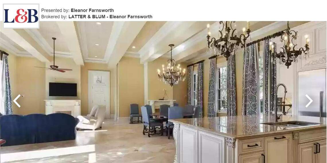 Family room and dining area