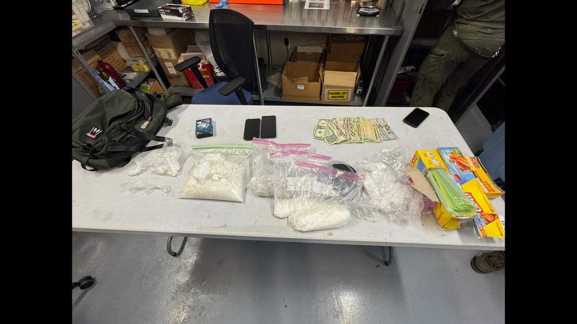 A man was arrested in Fort Worth earlier this month after meth, cocaine and other drugs were found in his car during a traffic stop, officials said.