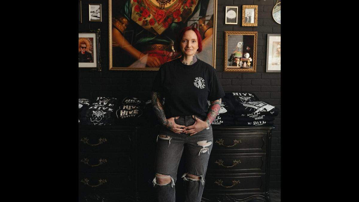 Haley Popp, the owner of Flower Mound’s Hive Bakery