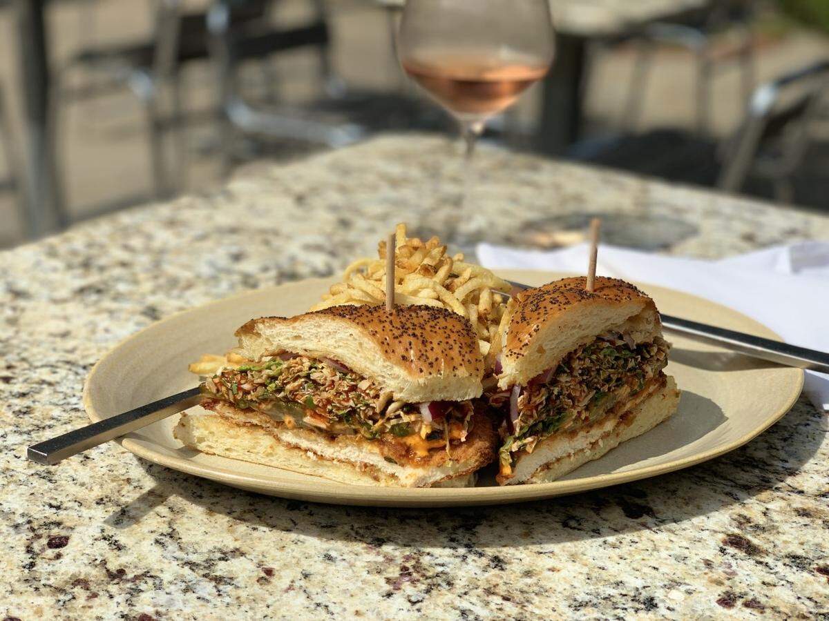 The Korean Chicken Sandwich at Pacific Table.