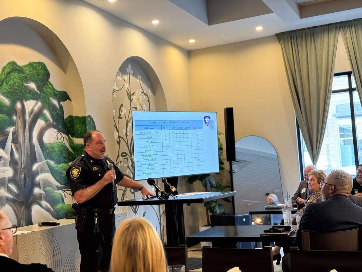 A task force made up of developers, business owners and Fort Worth police representatives talked about new safety measures and upcoming development in the West 7th entertainment district.