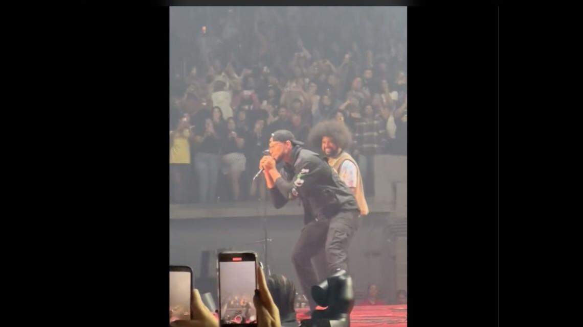 Steph Curry of the Golden State Warriors was having the time of his life, video shows.