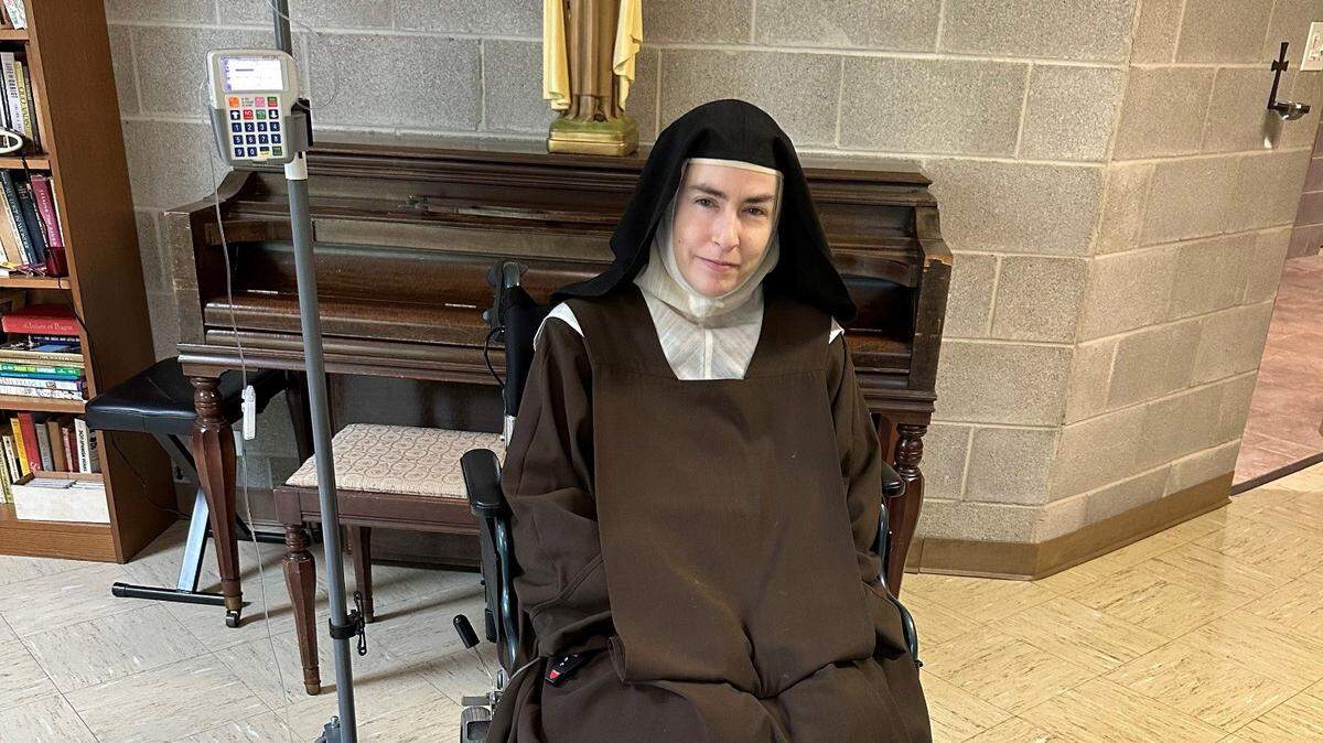 Sister Teresa Agnes Gerlach of the Monastery of the Most Holy Trinity.