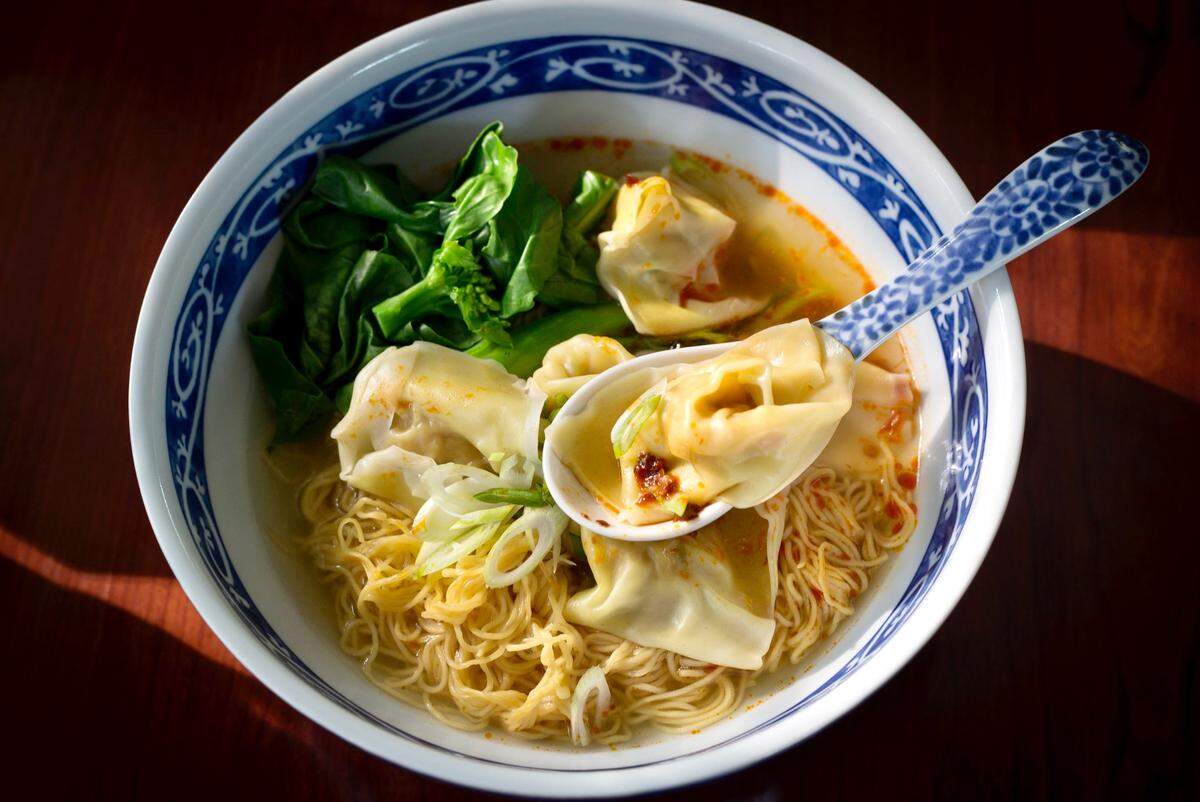 Asian noodle soup.at Tokyo Cafe.