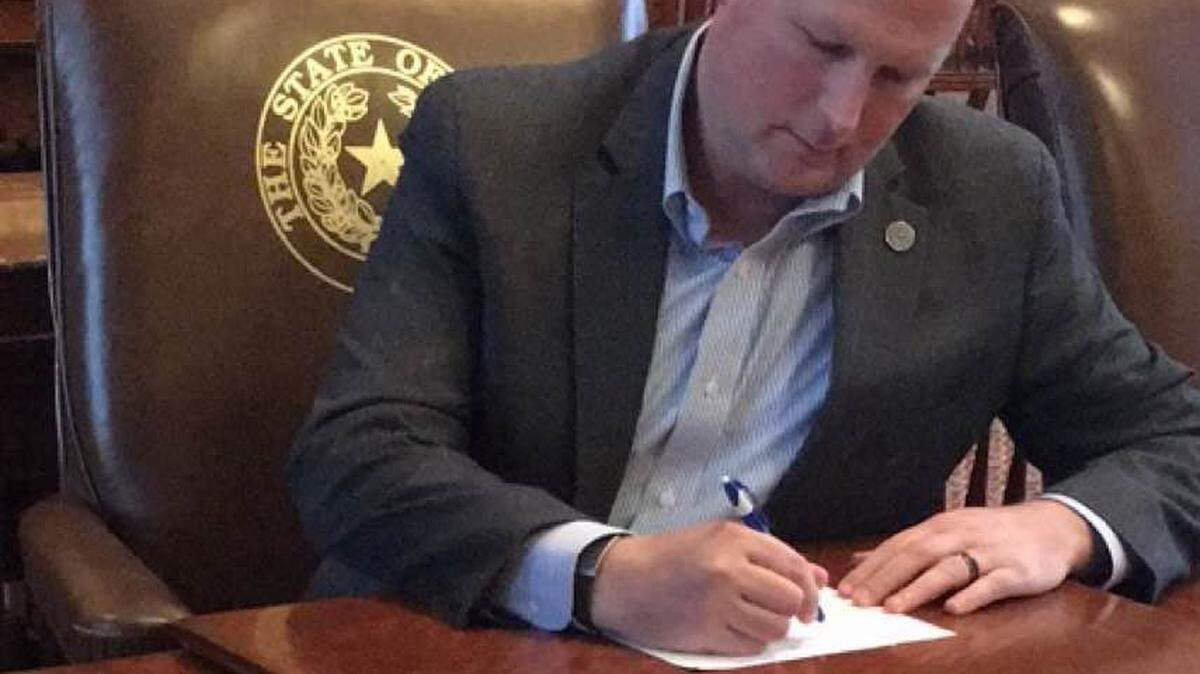 Tony Tinderholt, seen in this file photo from 2016, has hired a self-described Christian nationalist who called for the public execution of people who take children to drag events.