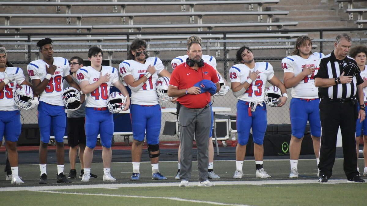 Grapevine fell in a playoff game to Lubbock-Cooper on Friday Nov. 26, 2021. (Michelle Escalante/special to the Star-Telegram)