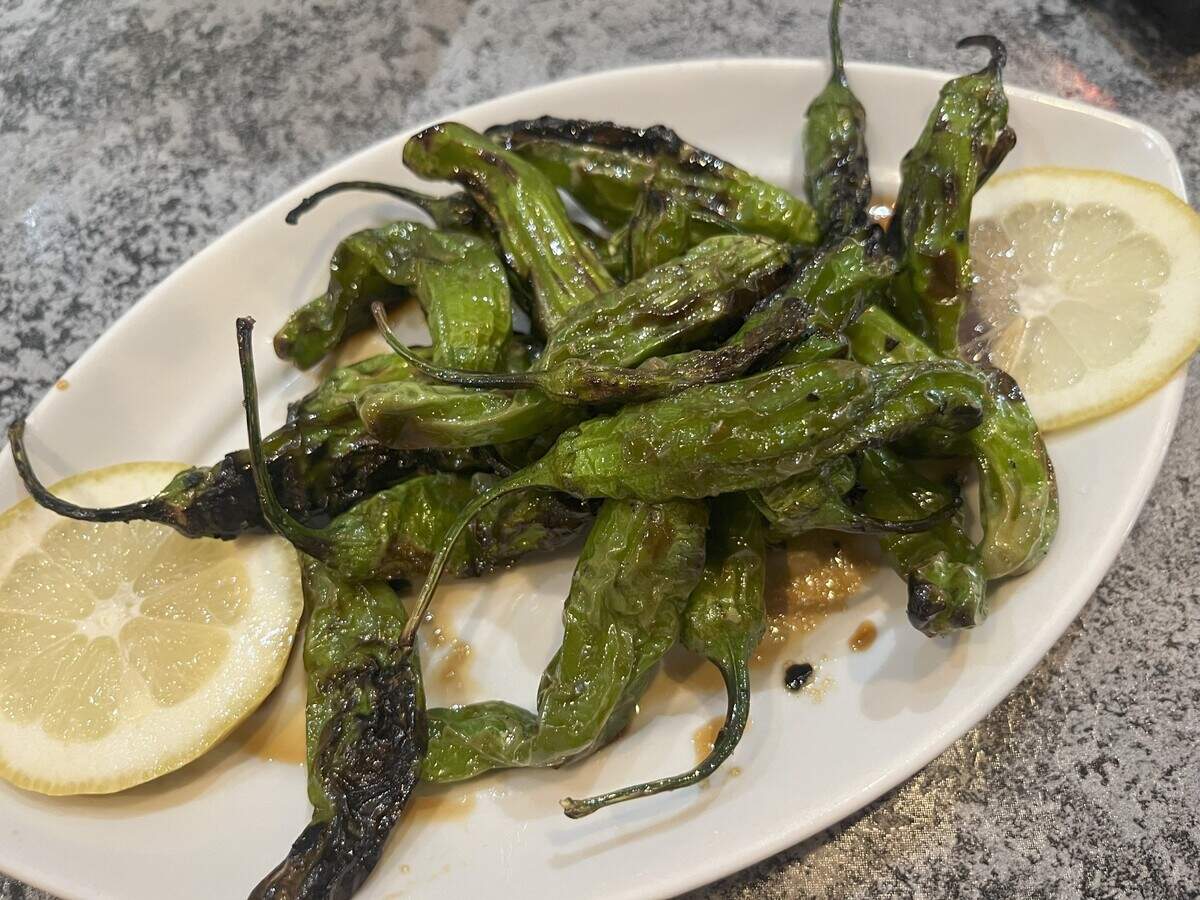 Shishito Peppers at MK Sushi on July 16, 2025.