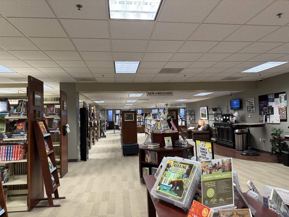 The library host many events and classes for children and adults including story times, art and STEAM classes.