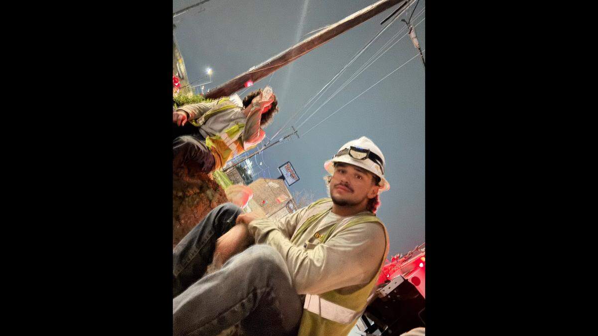 Ryan Vargas, 21, was electrocuted Friday, April 10, 2026, while working on power lines near a Shell gas station on East Berry Street.