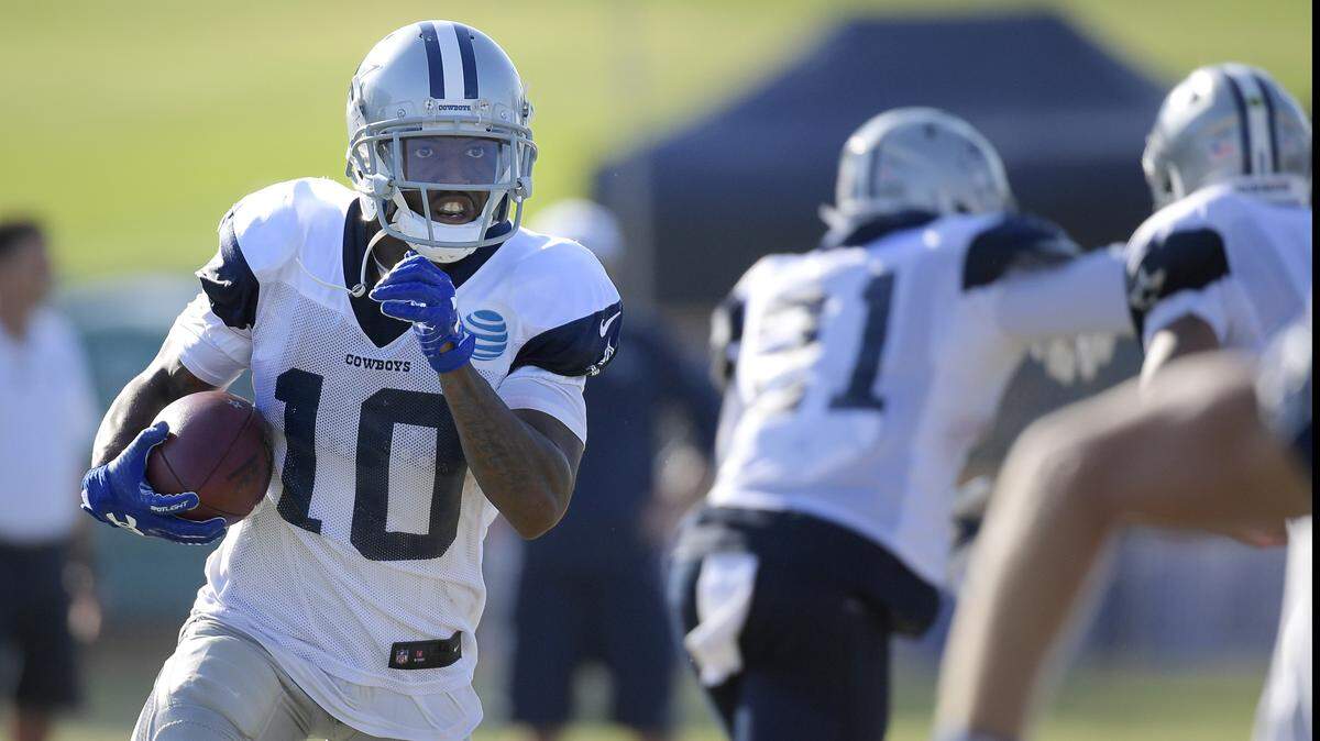 Dallas Cowboys receiver Tavon Austin (10), who plans to light the stadium up as a punt returner, said all the receivers are coming into the season with an edge and something to prove.
