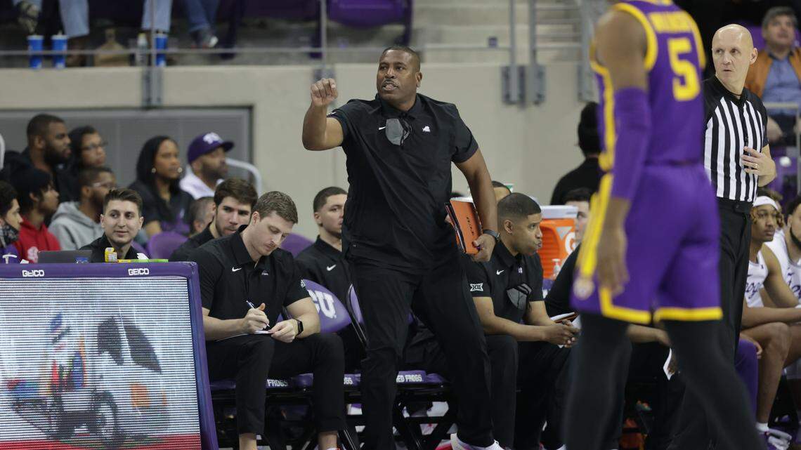 TCU associate head coach Tony Benford has helped develop the Frogs’ post players this season.