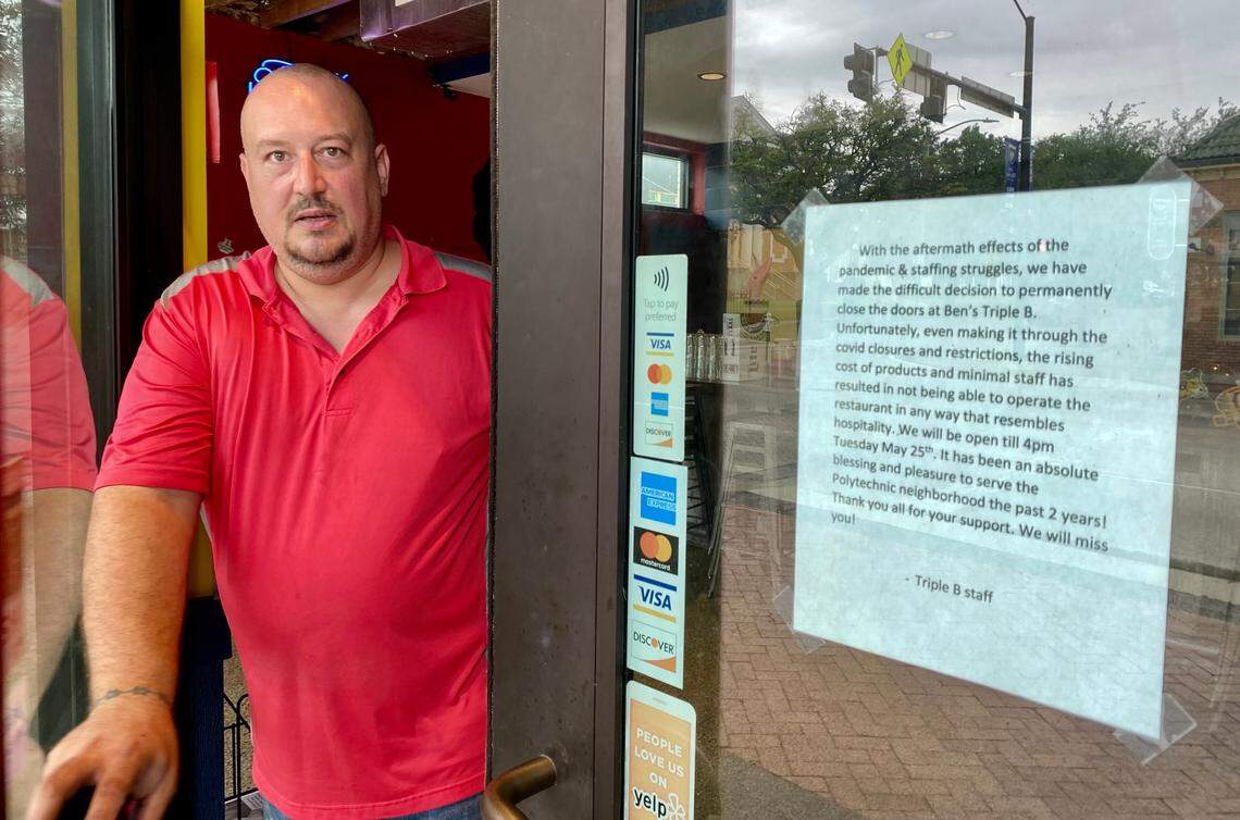 Chef Ben Merritt closed Ben’’s Triple B in east Fort Worth.