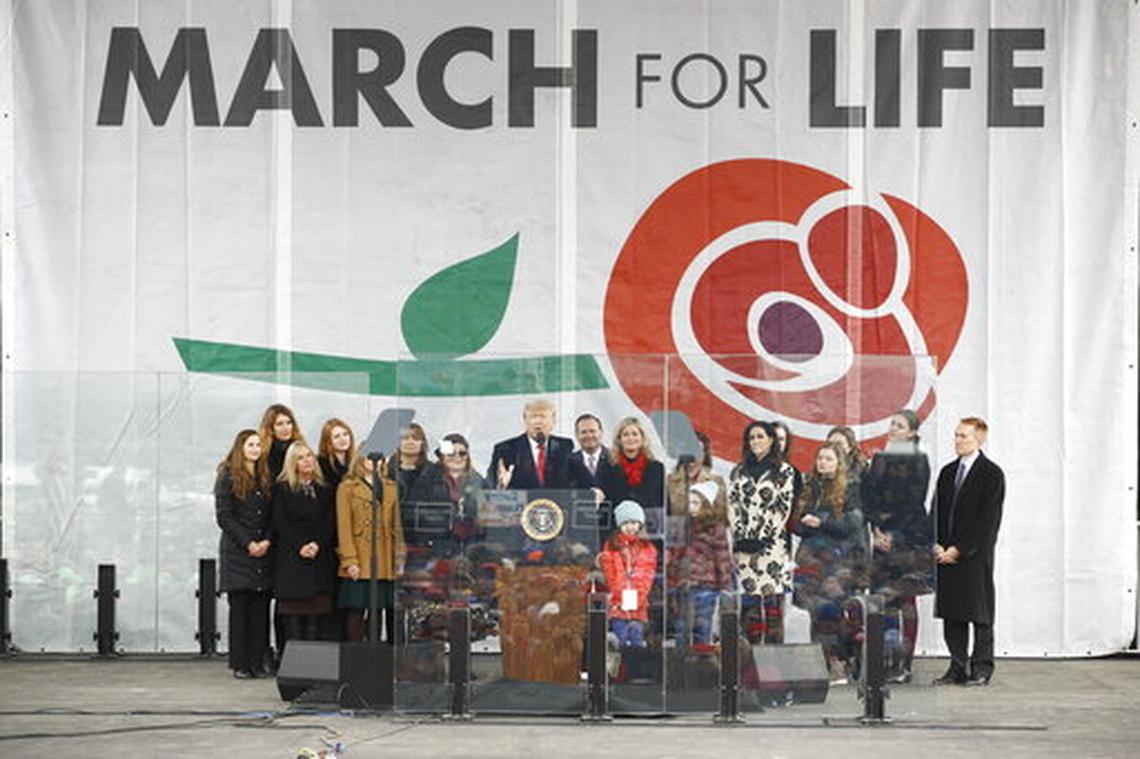President Donald Trump spoke to the March for Life rally in 2020 in Washington, but given his recently comments about anti-abortion activists and the midterm election, he’s abandoned the movement.