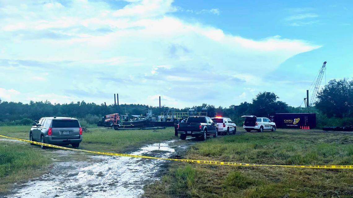 Juan Carlos Vasquez Rojas of Colombia was charged with murder in the machete attack of Michael Counce at a shipyard in Chambers County, Texas, officials said. Photo from Chambers County Sheriff’s Office.