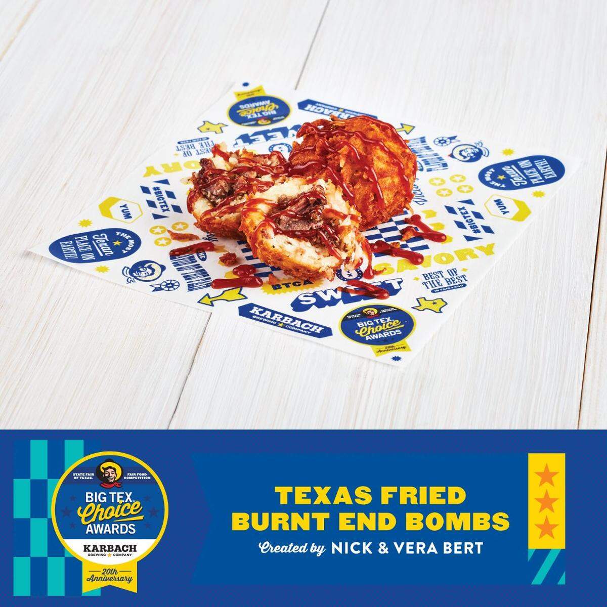 Texas Fried Burnt End Bombs by Nick and Vera Bert