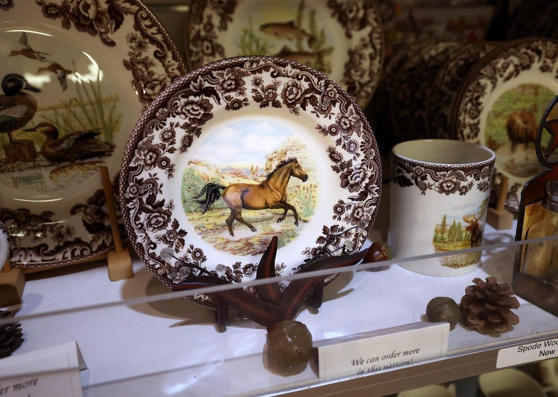 Pieces of the Spode Woodland collection, featuring various animals are great gifts says Laura Kieth, owner of Dishes Encore. Dishes Encore won second place in this year’s Star-Telegram Readers Choice poll for best places to shop local for Christmas gifts.