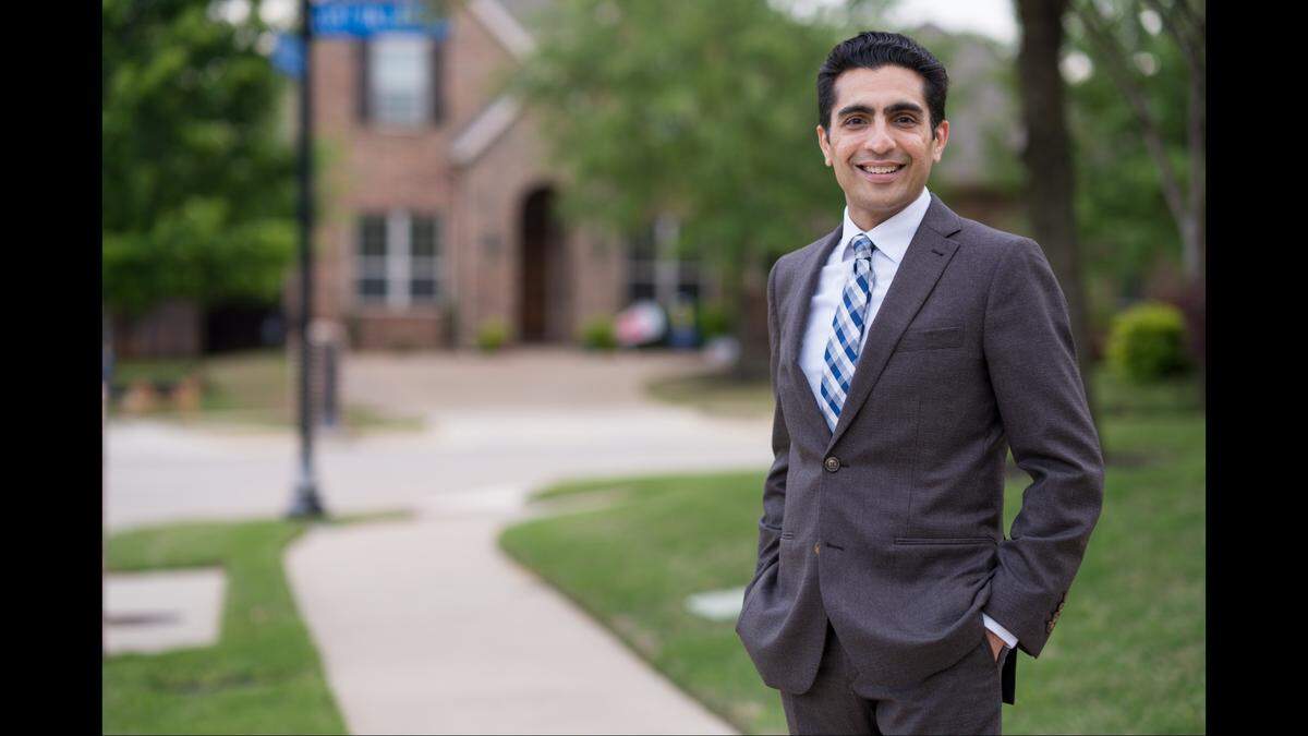 Salman Bhojani, Democratic nominee for House District 92.