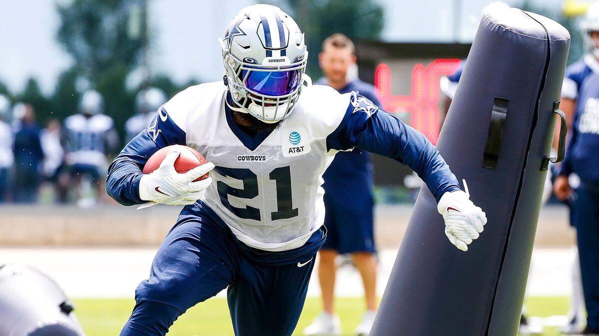 Cowboys RB Ezekiel Elliott is faster and sleeker heading into 2021.