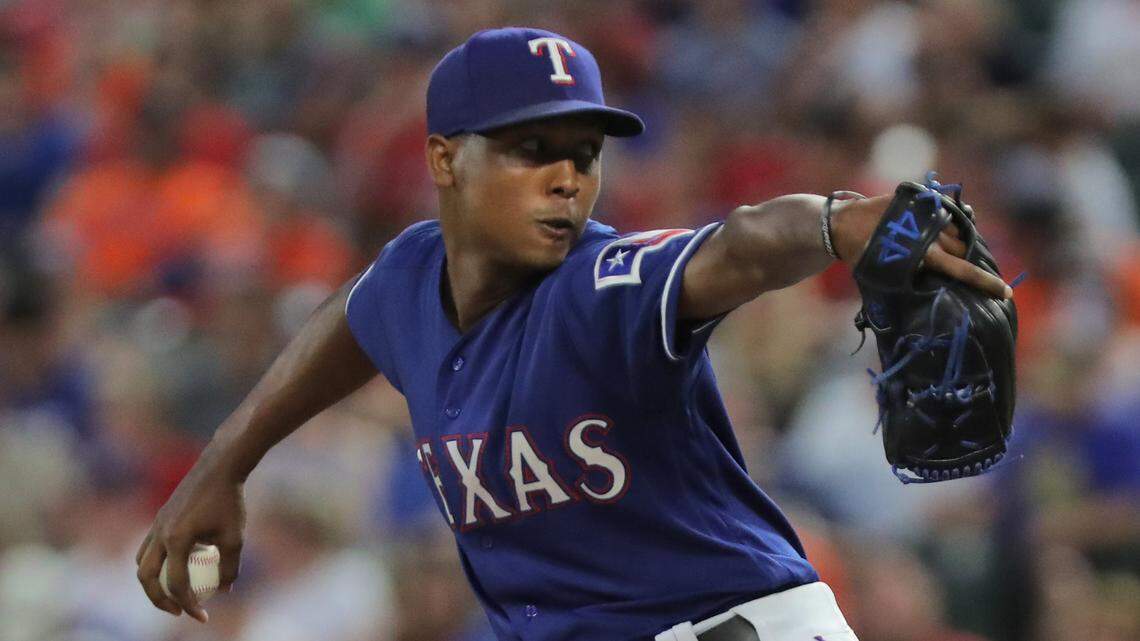 Jose Leclerc has recorded six straight saves since Keone Kela was traded July 30, including one in each of the Rangers’ past five victories.