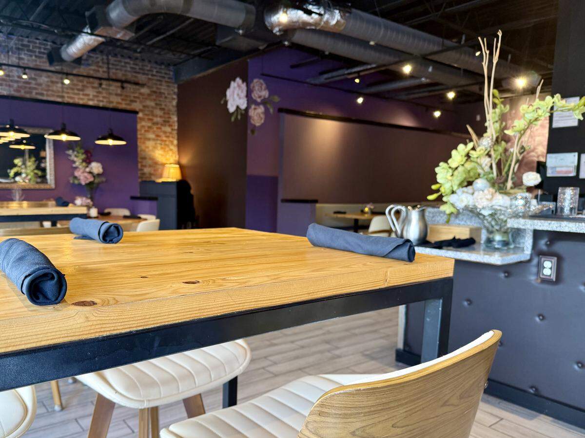 The bar and dining room at Fort Redemption in Fort Worth, Texas, a 48-seat neighborhood steakhouse, Sept. 28, 2025.