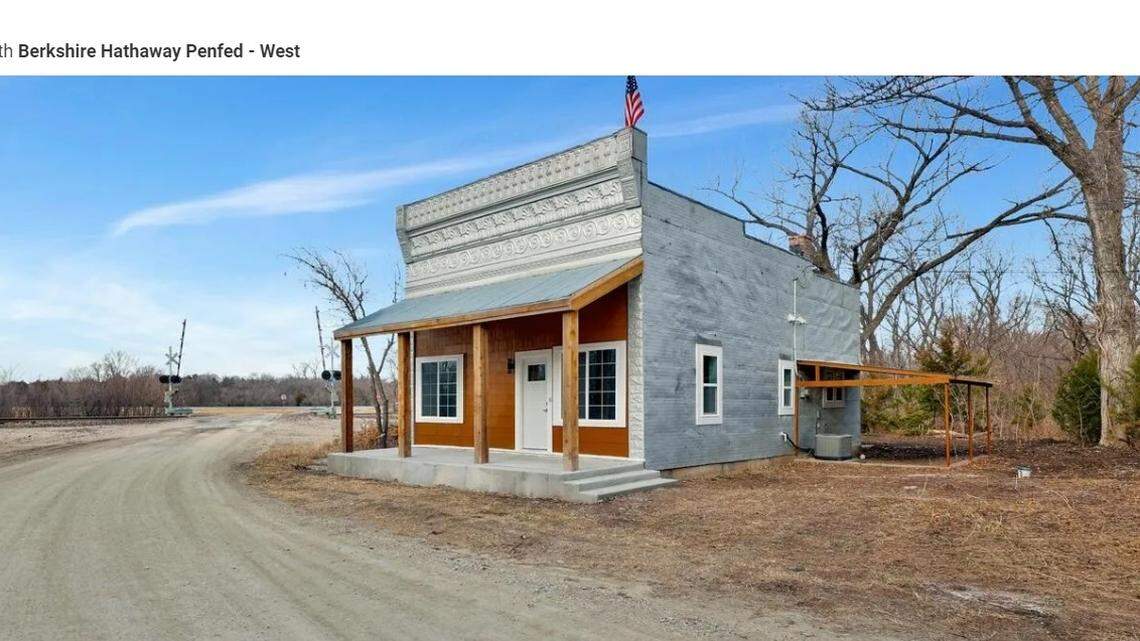 The home appears to be in the middle of nowhere.