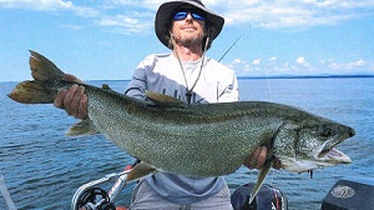 Lake Trout caught by Jeffrey Sanford in August.