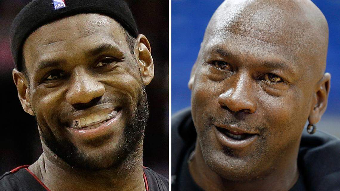 In the endless debate of who is the Greatest of All Time, Michael Jordan (R) always seems to win while LeBron James (L) is a close second. Although he does not have as many titles, what LeBron has done off the court should make him the clear winner.
