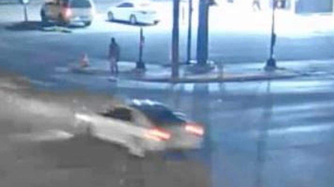 Fort Worth police are looking for the person who was driving this blurry vehicle at 11 p.m. on July 4 and severely injured a pedestrian and then left the scene.