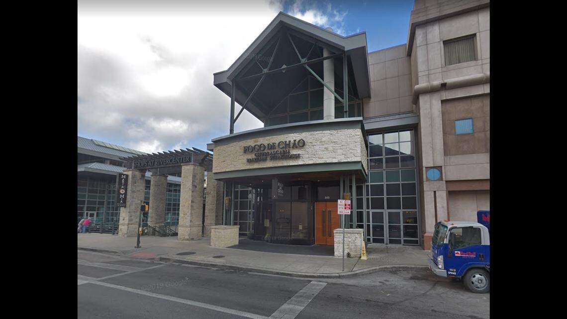 San Antonio police say an officer was asked to leave a Fogo de Chao Brazilian Steakhouse for carrying his gun.