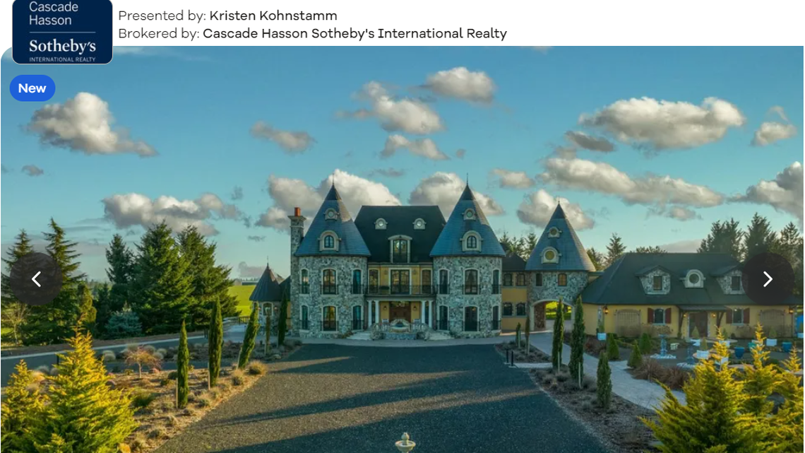 Exterior of the fascinating castle