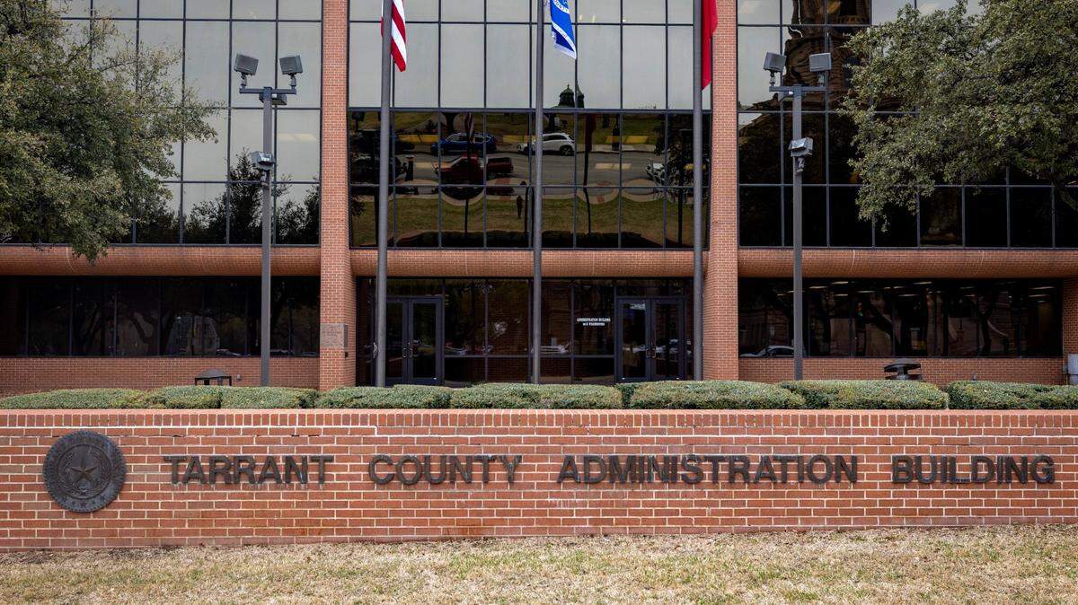 Tarrant County Administration Building. The county has cut ties with a juvenile offender program over concerns about “hot topics” on its website.