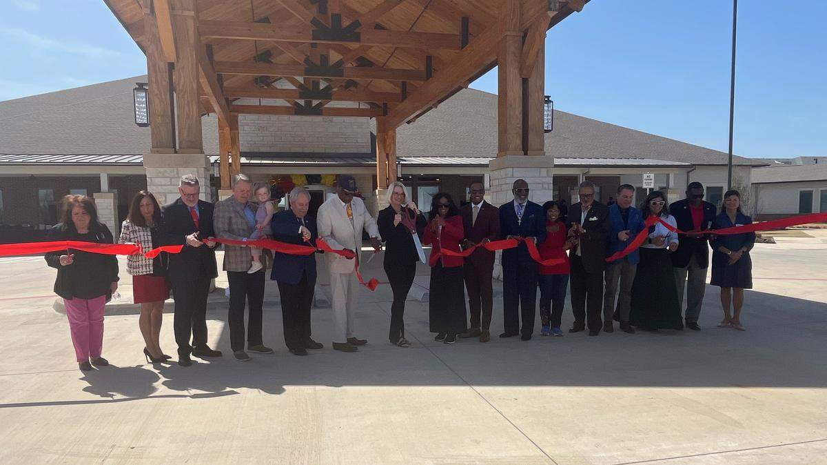 A ribbon-cutting for the grand opening of the Tuskegee Airmen Texas State Veterans Home on Saturday morning at 2200 Joe B. Rushing Road. 