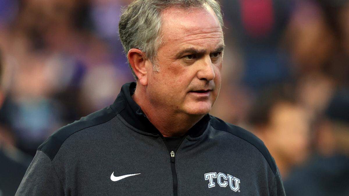 TCU head coach Sonny Dykes and the Horned Frogs are preparing for their Fiesta Bowl on Saturday against Michigan.