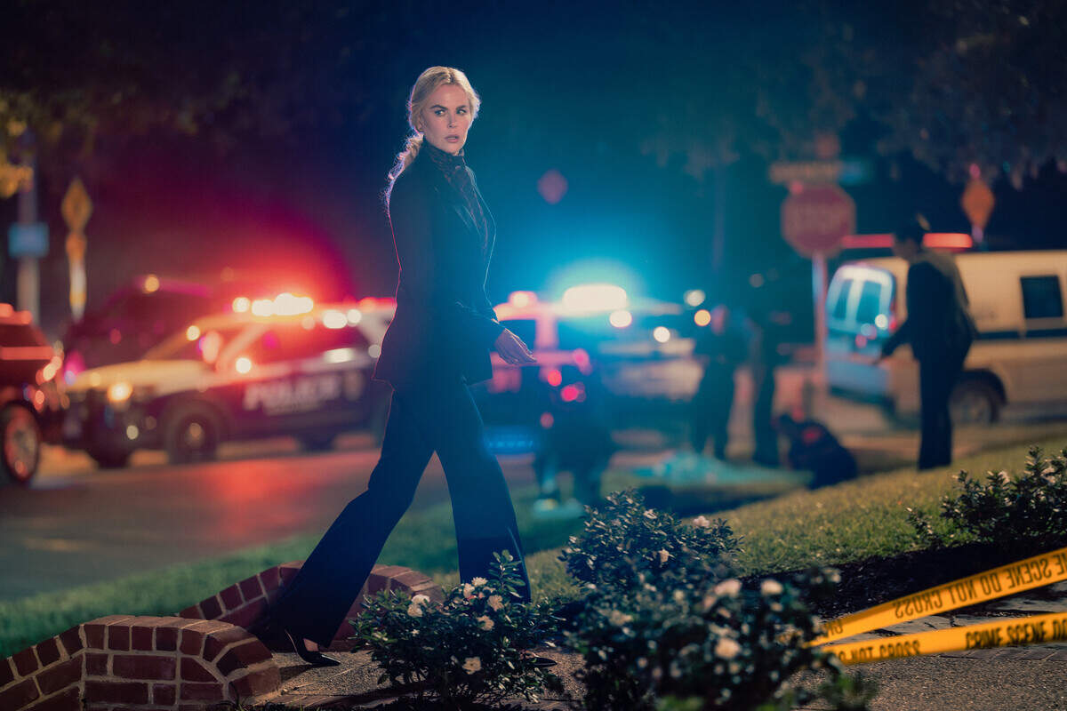 Nicole Kidman as Kaitlyn in “Lioness,” episode 2, season 3, streaming on Paramount+, 2026.