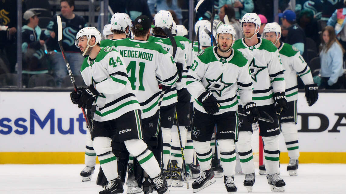 Dallas Stars rout Seattle Kraken, 6-3, tie Western Conference semifinal series