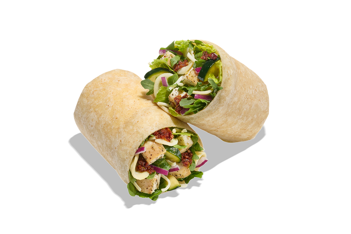 Tuscan Summer Wrap from Salad and Go.