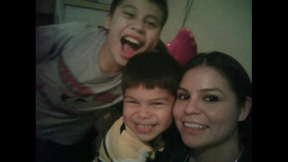 From left, Marcus Figueroa, Anthony Figueroa and Roxann Sanchez were stabbed by Sanchez’s boyfriend Cedric Ricks on May 1, 2013.